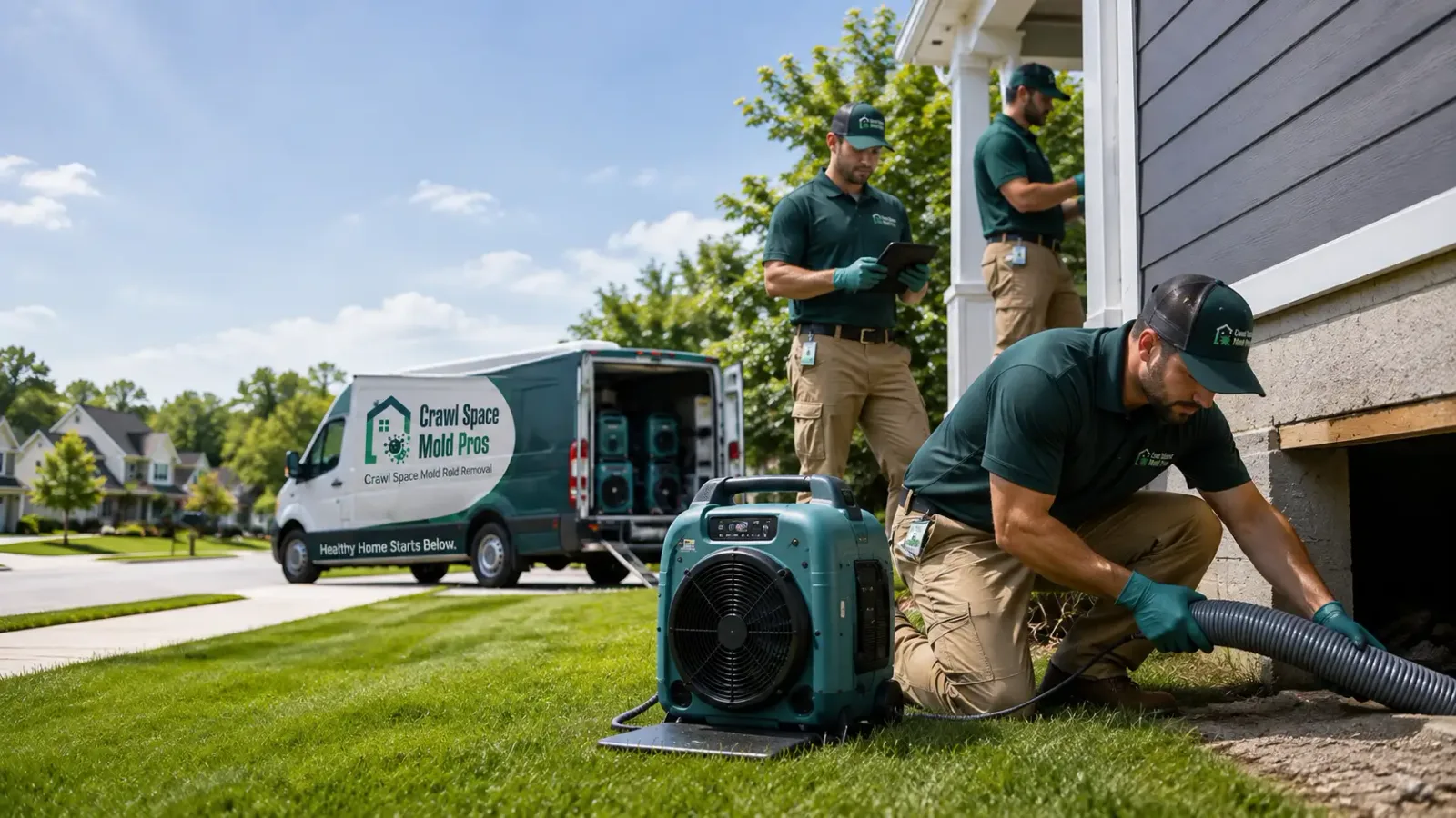Crawl Space Mold Removal in North Star, OH
